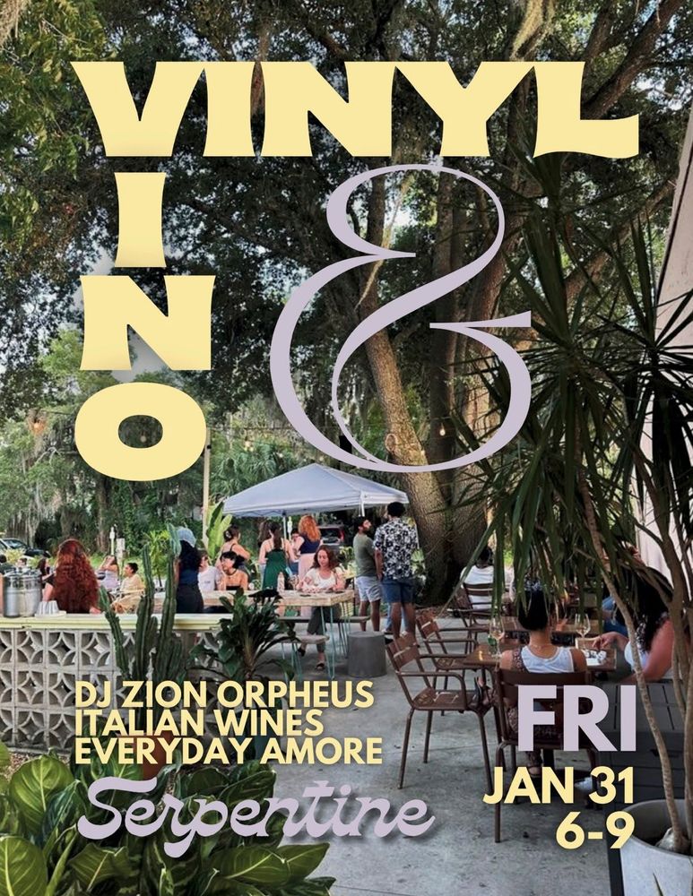 Zion Orpheus at Serpentine — January 31, 2025 concert flyer