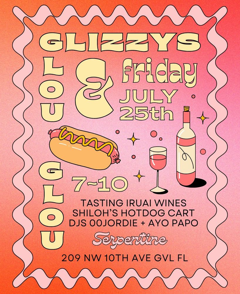 00jordie, Ayo Papo at Serpentine in Gainesville, FL — July 25, 2025 concert flyer