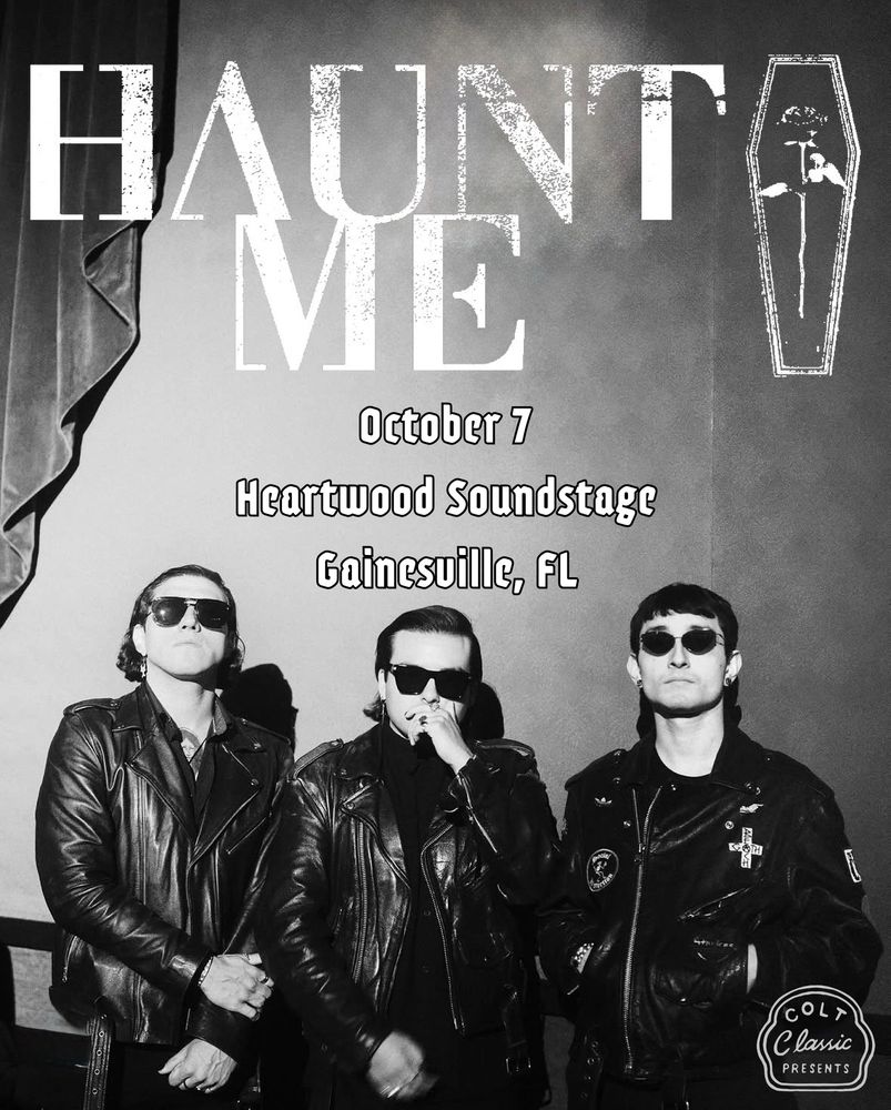 Haunt Me at Heartwood Soundstage — October 7, 2026 concert flyer