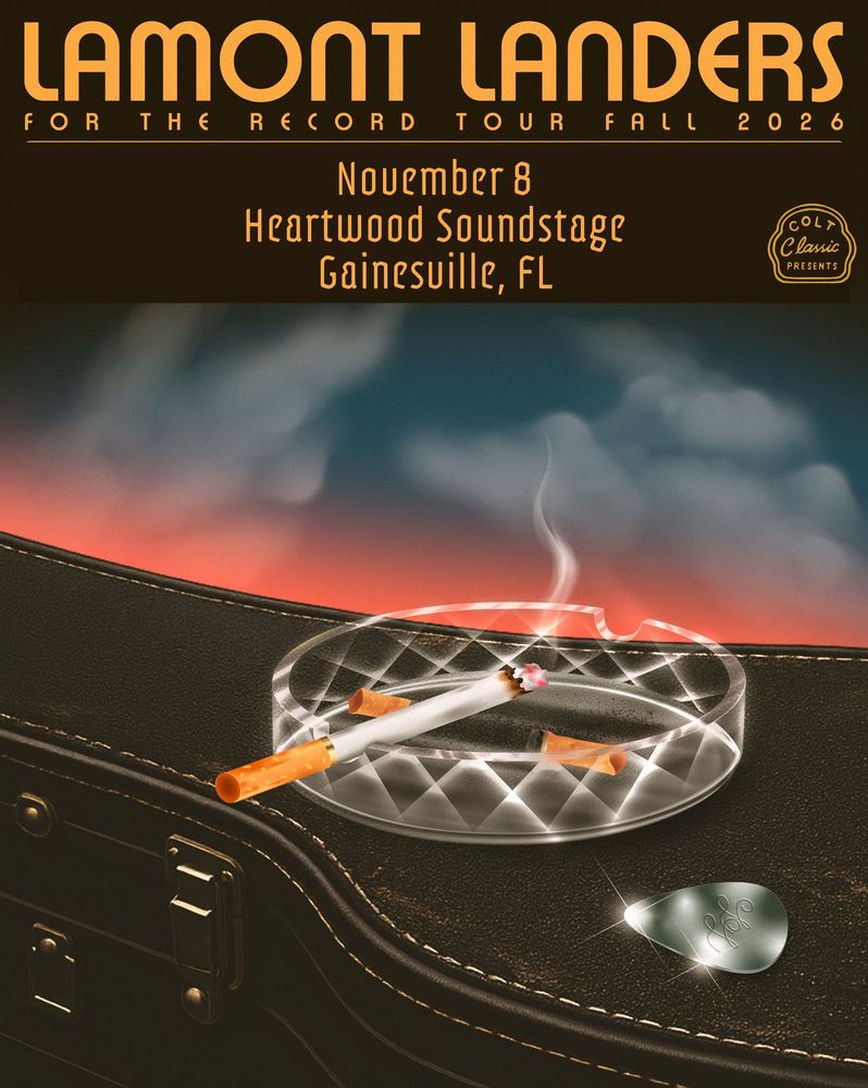 Lamont Landers at Heartwood Soundstage in Gainesville, FL — November 8, 2026 concert flyer Lamont Landers at Heartwood Soundstage in Gainesville, FL — November 8, 2026 concert flyer