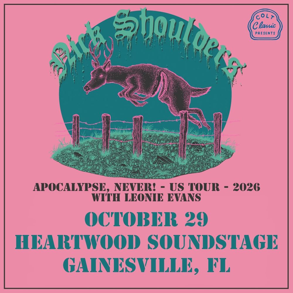 Nick Shoulders, Leonie Evans at Heartwood Soundstage in Gainesville, FL — October 29, 2026 concert flyer