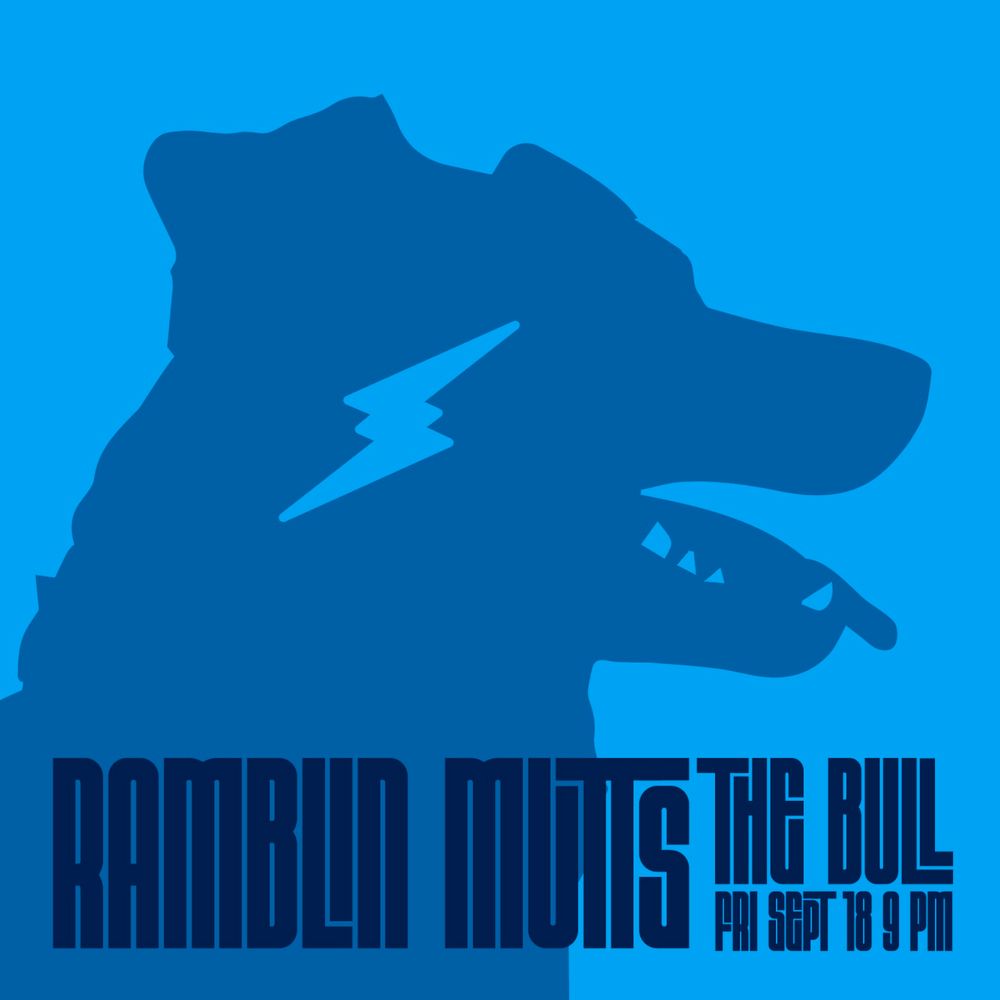 Ramblin Mutts at The Bull — September 18, 2026 concert flyer