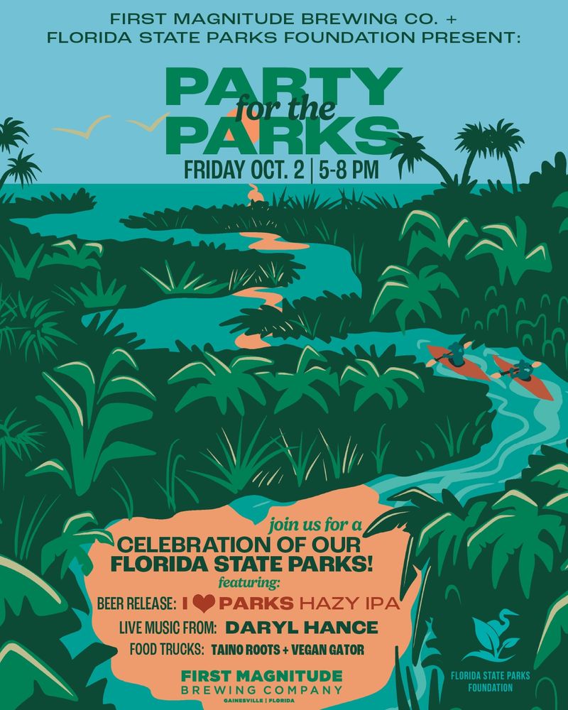 Daryl Hance at First Magnitude Brewing Company in Gainesville, FL — October 2, 2026 concert flyer