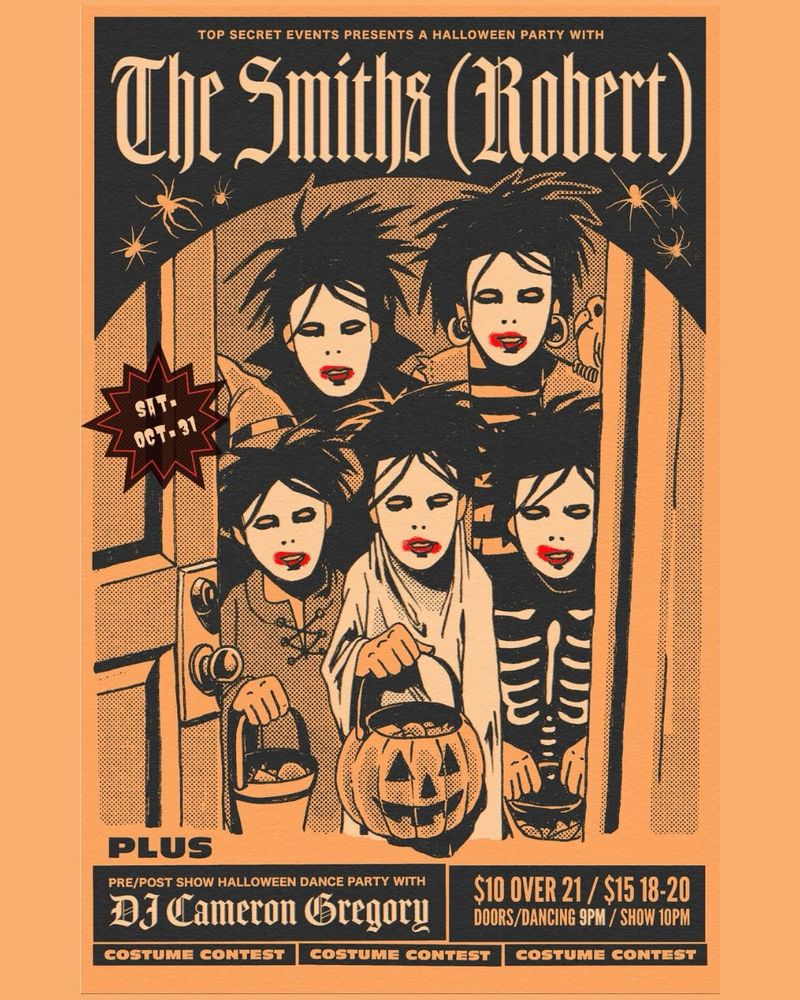 The Smiths (Robert), DJ Cam at The Wooly in Gainesville, FL — October 31, 2026 concert flyer The Smiths (Robert), DJ Cam at The Wooly in Gainesville, FL — October 31, 2026 concert flyer