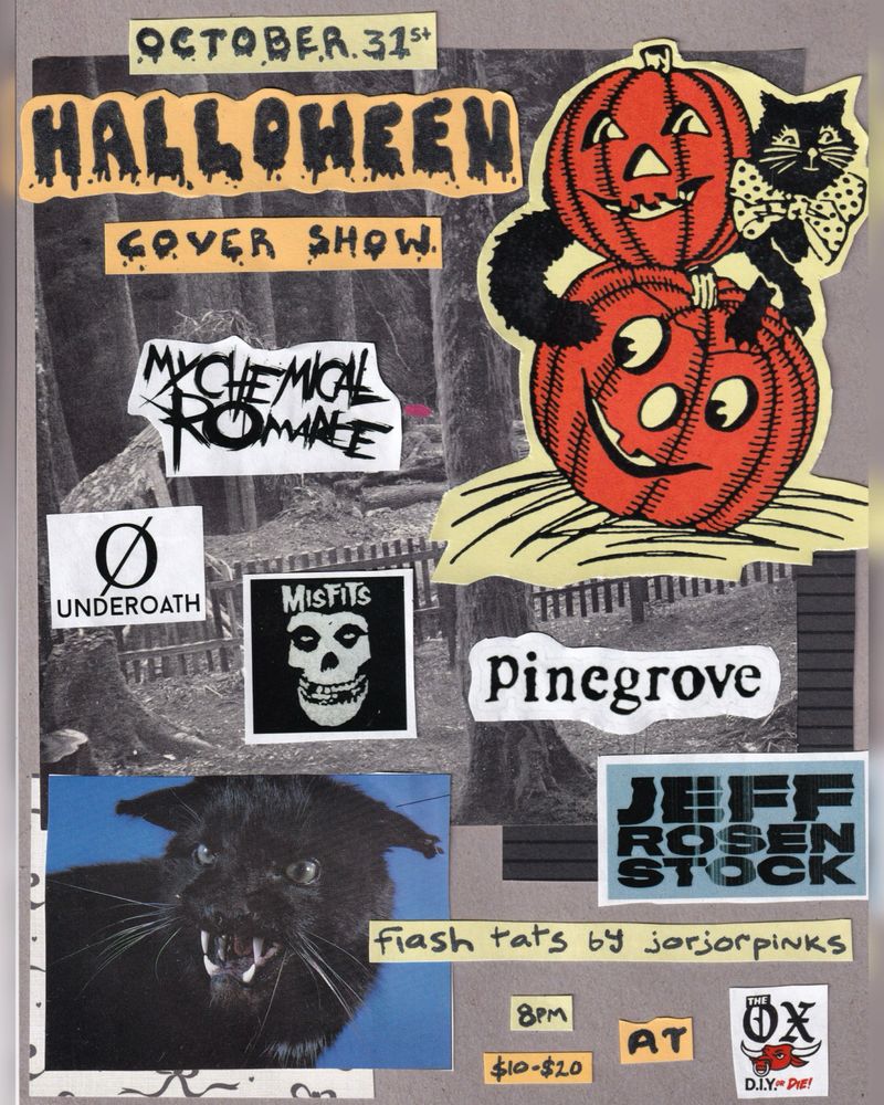 Live music event at The Ox in Gainesville, FL — October 31, 2026 concert flyer