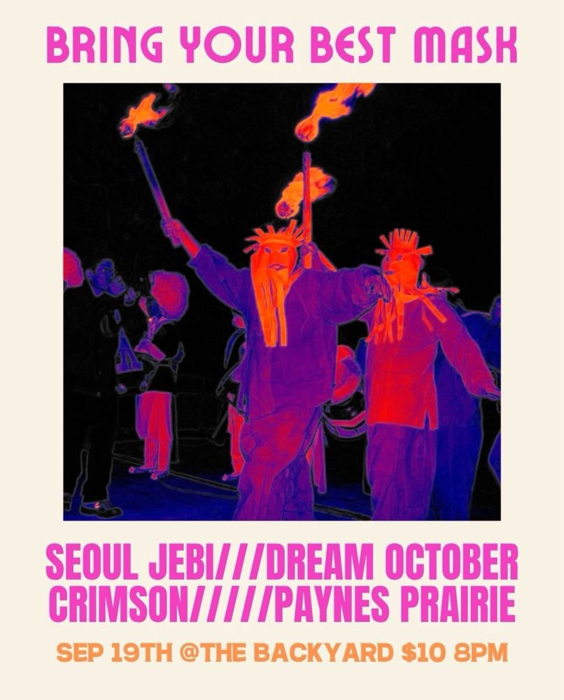 Seoul Jebi, Dream October, Dumpster, and others at The Backyard — September 19, 2026 concert flyer