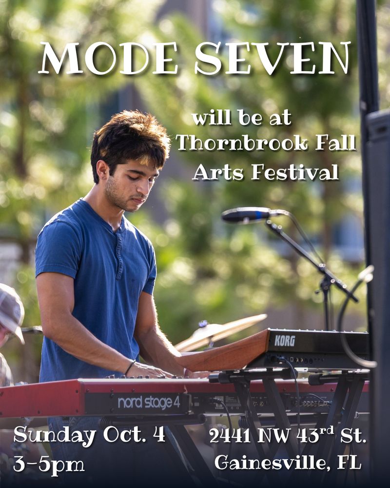 Mode Seven at Dirty Bar — October 4, 2026 concert flyer