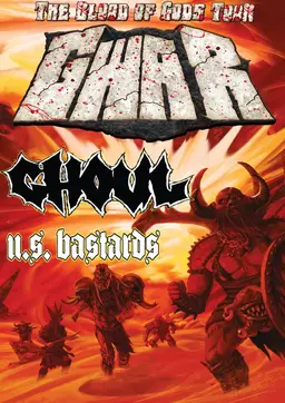 GWAR, Ghoul, Doyle at National in Richmond, VA — October 20, 2017 concert flyer