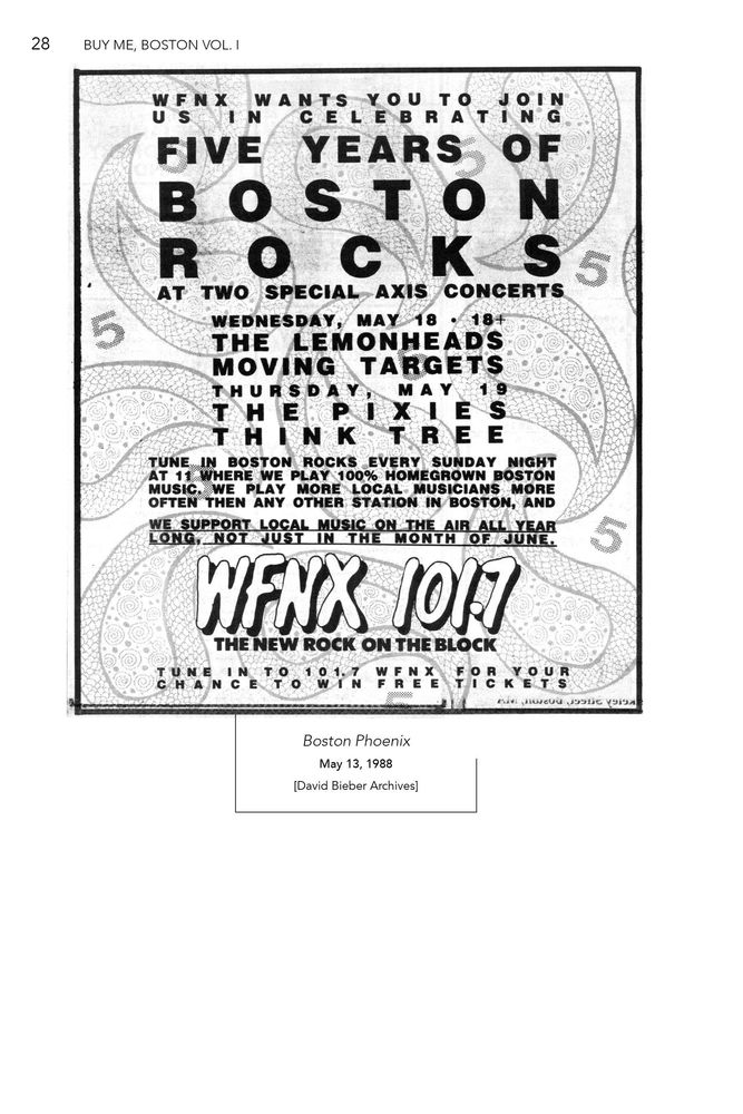 The Lemonheads at Axis — May 18, 1988 concert flyer