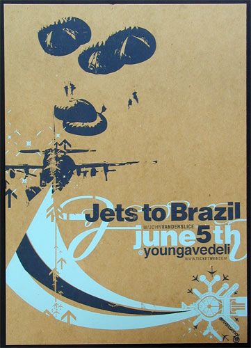 Jets To Brazil, John Vanderslice at Young Avenue Deli in Memphis, TN — June 5, 2003 concert flyer