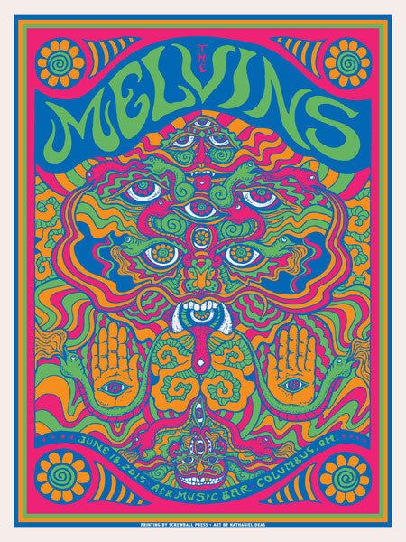 The Melvins, Le Butcherettes at A&R Music Bar — June 18, 2015 concert flyer