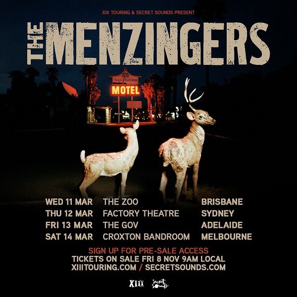 The Menzingers, Press Club at Zoo in Fortitude Valley, Australia — March 11, 2020 concert flyer