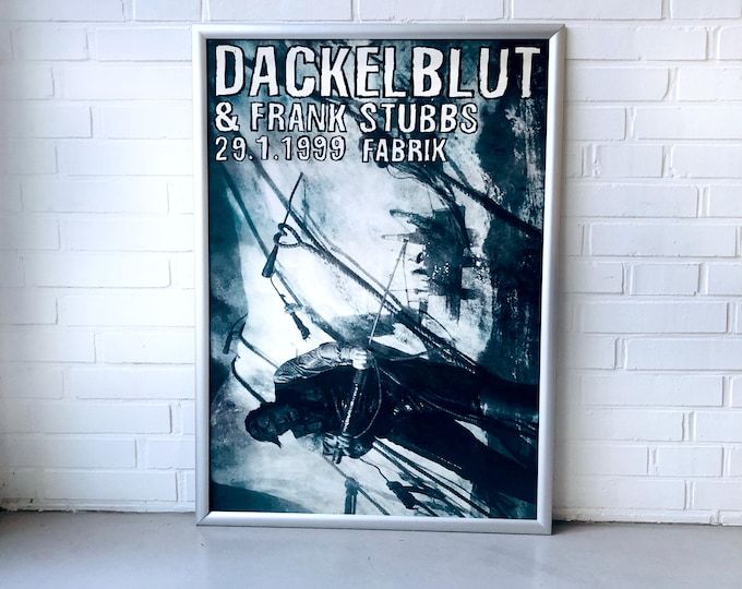Dackelblut, Frankie Stubbs at Fabrik — January 29, 1999 concert flyer