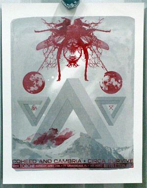 Coheed and Cambria, Circa Survive, Torche at Revolution Live — April 25, 2010 concert flyer