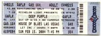 Thin Lizzy at House of Blues — February 15, 2004 concert flyer