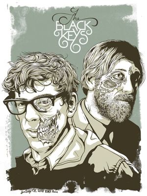 The Black Keys, Against Me!, The Temper Trap, and others at RIMAC Arena — December 11, 2010 concert flyer