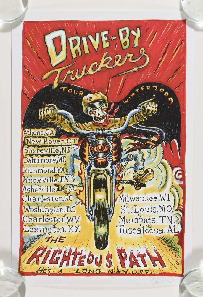 Drive By Truckers at Starland Ballroom in Sayreville, NJ — January 22, 2009 concert flyer