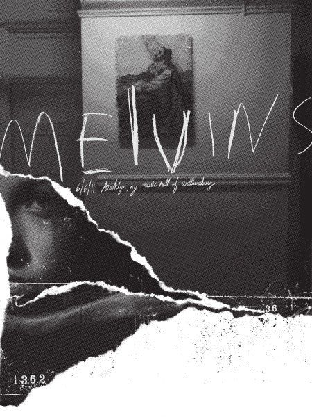 The Melvins, Callers at Music Hall of Williamsburg in Brooklyn, NY — June 6, 2011 concert flyer