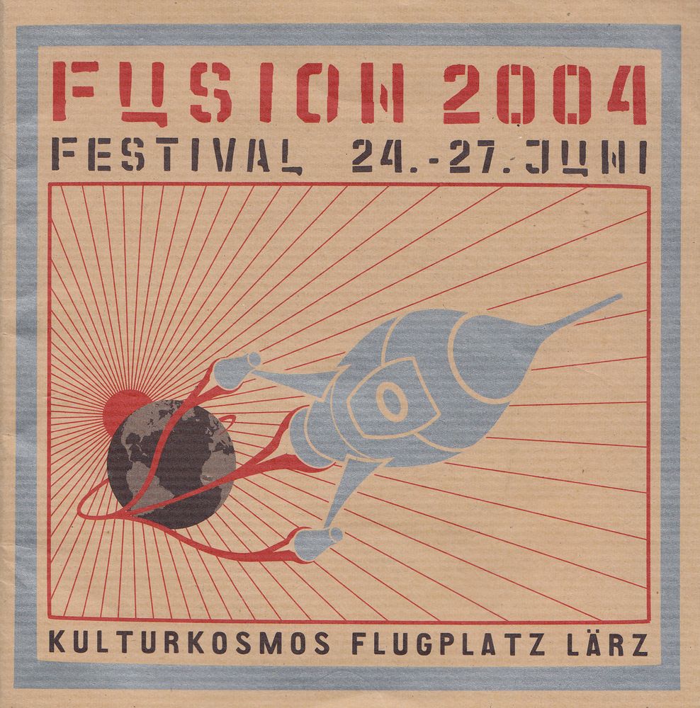 Against Me! at Flugplatz Lärz in Lärz, Germany — June 25, 2004 concert flyer