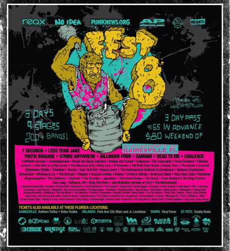 Samiam, Calvinball, Youth Brigade, and others at The Venue in Gainesville, FL — November 1, 2009 concert flyer Samiam, Calvinball, Youth Brigade, and others at The Venue in Gainesville, FL — November 1, 2009 concert flyer