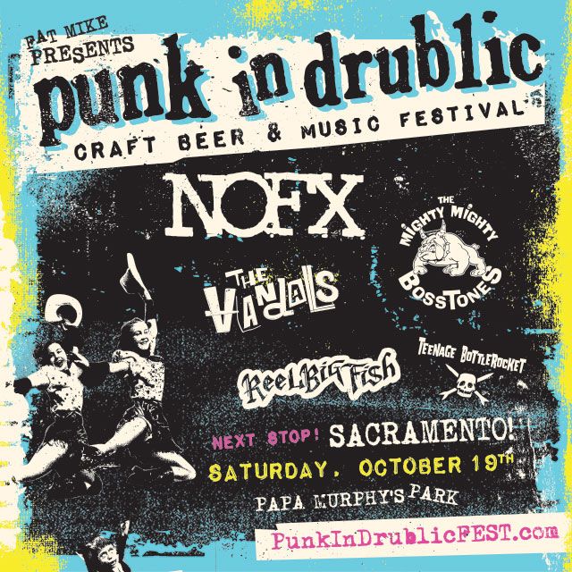 NOFX, The Mighty Mighty Bosstones, The Vandals, and others at Heart Health Park, Cal Expo in Sacramento, CA — October 19, 2019 concert flyer