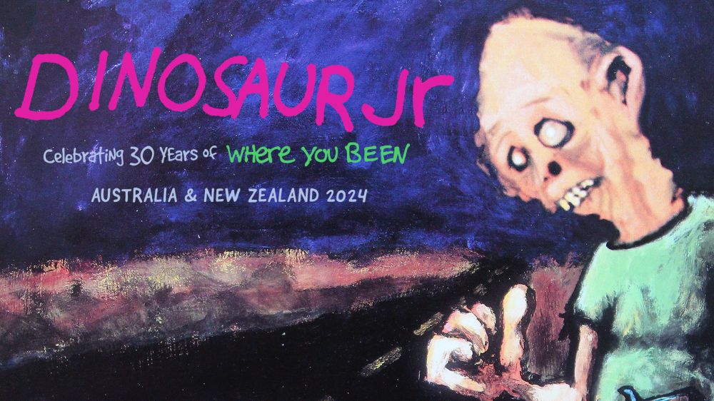 Dinosaur Jr. at Northcote Theatre in Northcote, Australia — February 16, 2024 concert flyer