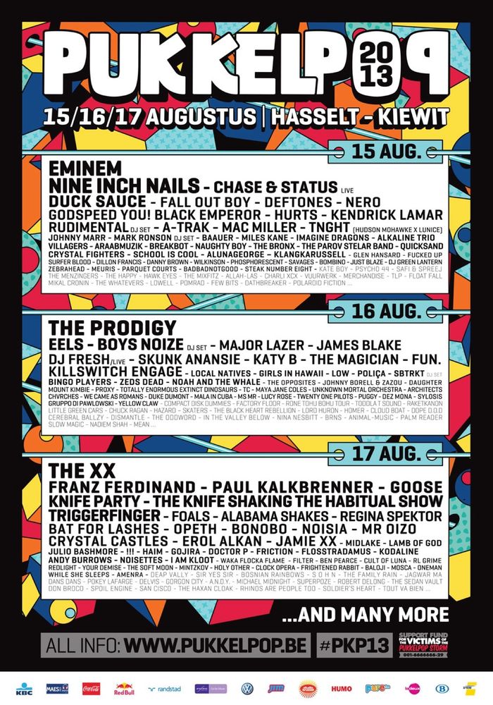 The Menzingers in Kiewit-Hasselt — August 15, 2013 concert flyer The Menzingers in Kiewit-Hasselt — August 15, 2013 concert flyer