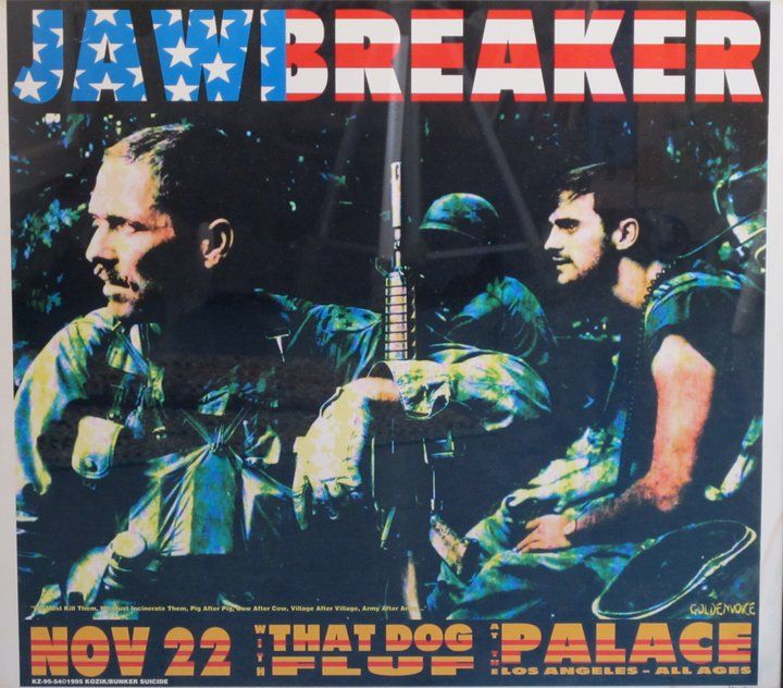 Jawbreaker, Fluf, That Dog at Avalon in Hollywood, CA — November 22, 1995 concert flyer Jawbreaker, Fluf, That Dog at Avalon in Hollywood, CA — November 22, 1995 concert flyer