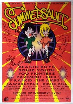 Jawbreaker in Adelaide, Australia — January 5, 1996 concert flyer