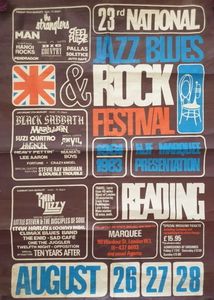 Thin Lizzy at Little John's Farm — August 28, 1983 concert flyer