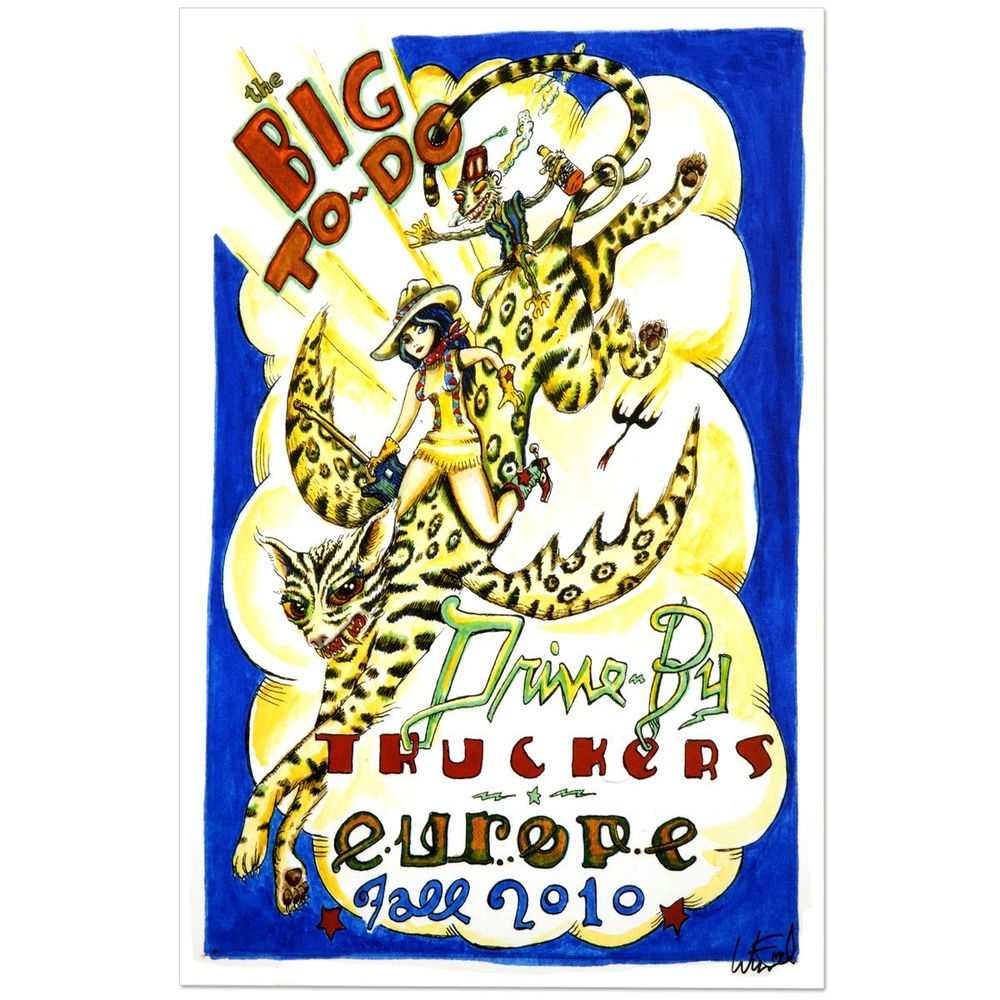 Drive By Truckers at Paradiso Grote Zaal — November 17, 2010 concert flyer