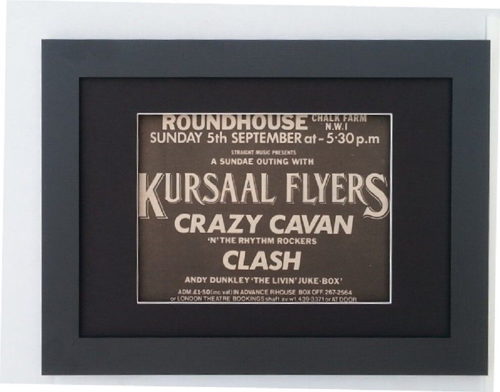 The Clash, Keith Levene at Roundhouse in Camden, England — September 5, 1976 concert flyer