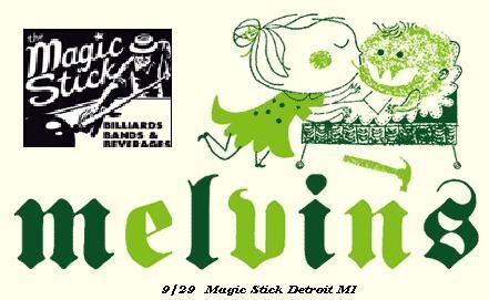 The Melvins, Big Business, Ghostigital, and others at Magic Stick in Detroit, MI — September 29, 2006 concert flyer The Melvins, Big Business, Ghostigital, and others at Magic Stick in Detroit, MI — September 29, 2006 concert flyer
