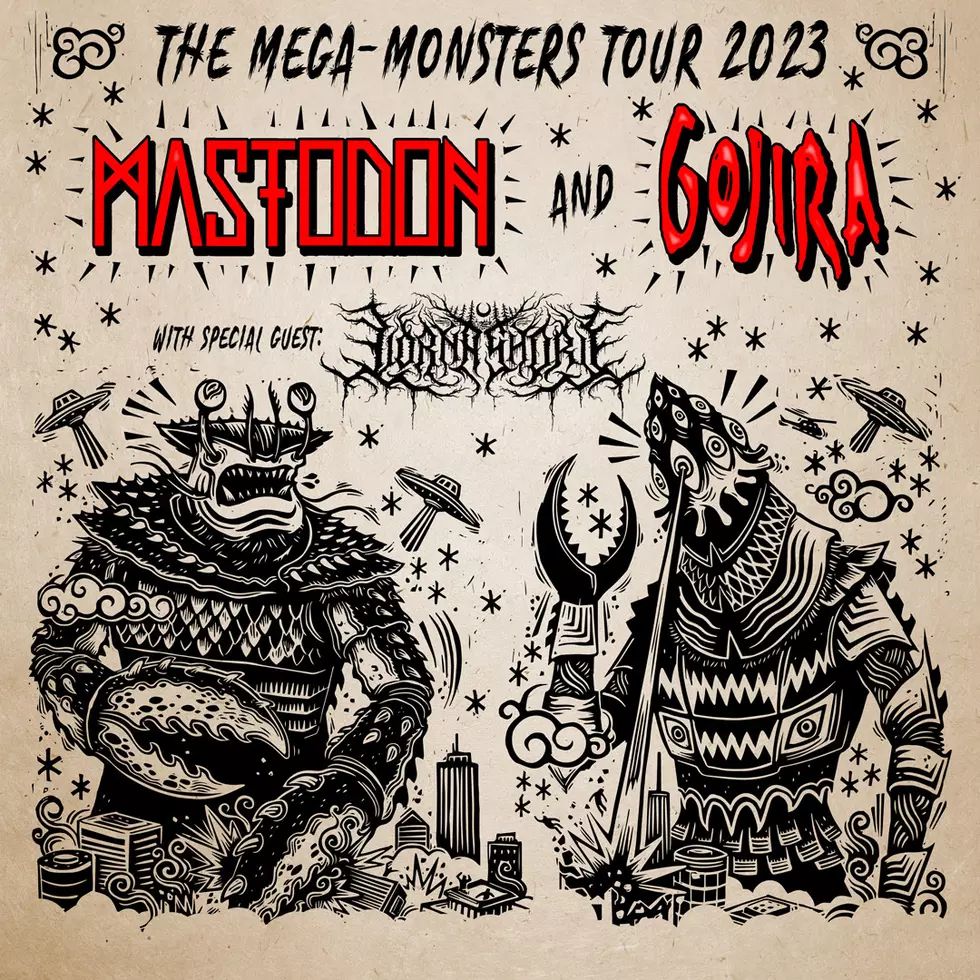 Mastodon, Gojira, Lorna Shore at Sunset Cove Amphitheater — May 4, 2023 concert flyer