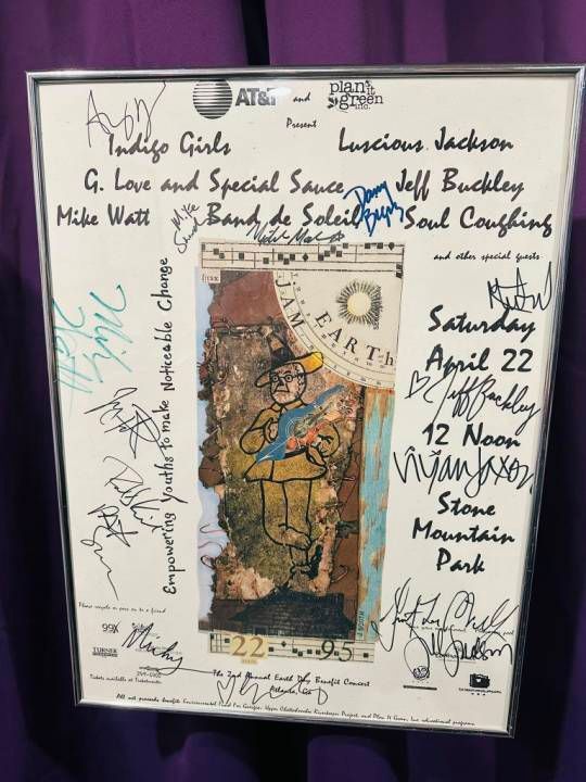 Mike Watt, Indigo Girls, Grant Lee Buffalo, and others at Stone Mountain Park in Stone Mountain, GA — April 22, 1995 concert flyer