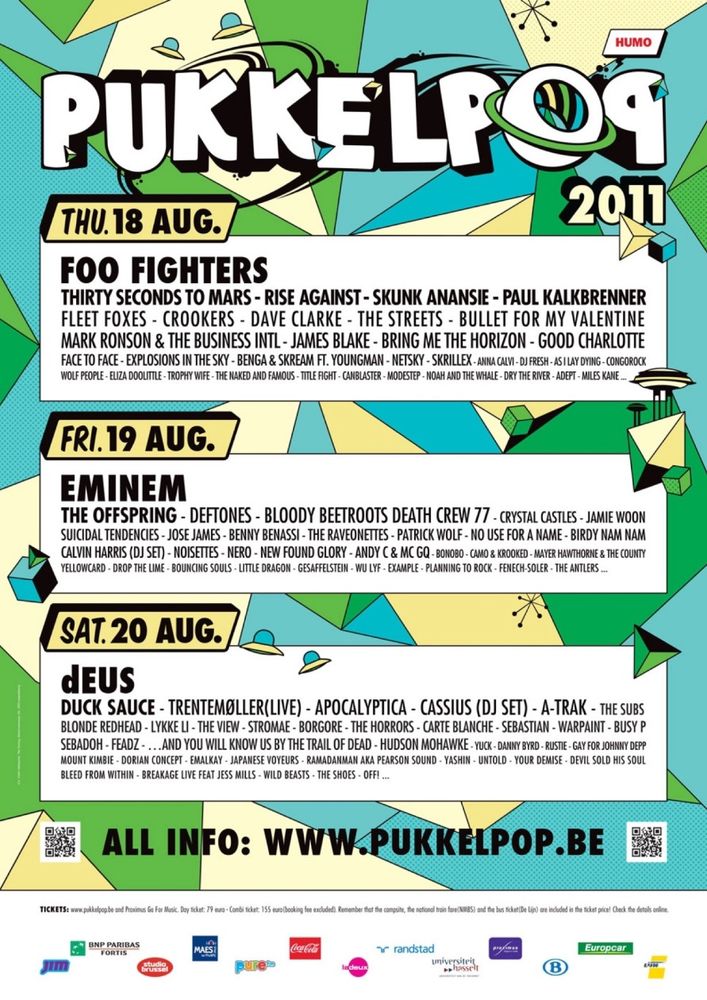 Fucked Up in Kiewit-Hasselt — August 18, 2011 concert flyer Fucked Up in Kiewit-Hasselt — August 18, 2011 concert flyer