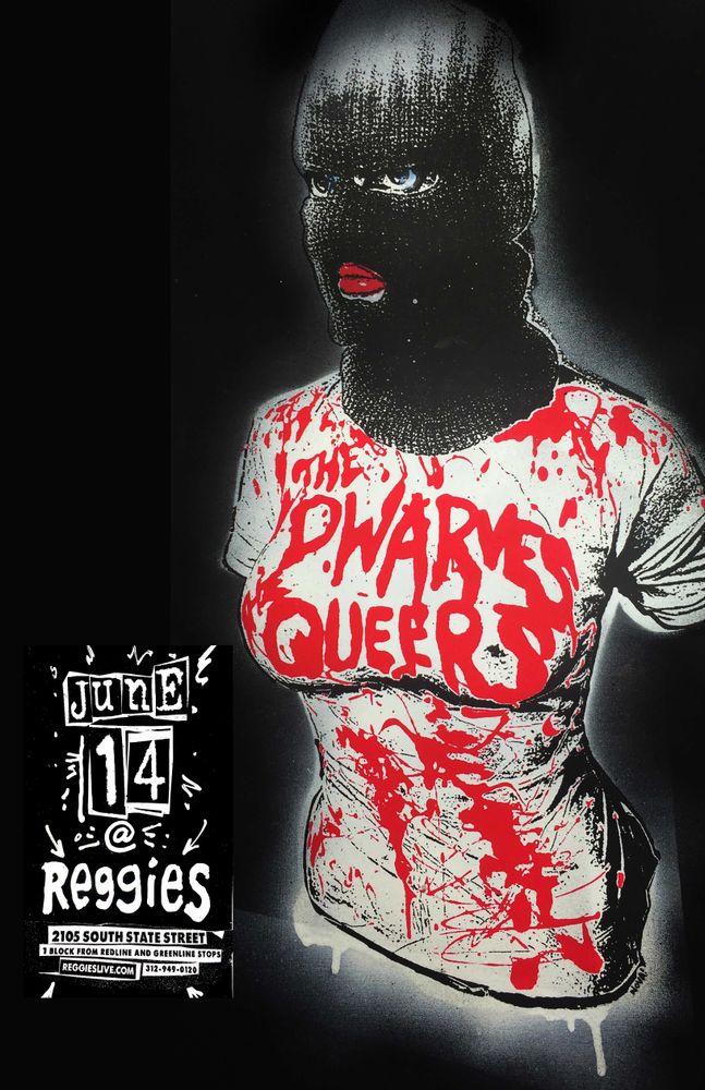 The Queers, Dwarves, Ghost Sector, and others at Reggie's in Chicago, IL — June 14, 2016 concert flyer The Queers, Dwarves, Ghost Sector, and others at Reggie's in Chicago, IL — June 14, 2016 concert flyer