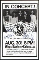 Thin Lizzy, REO Speedwagon at Wings Stadium in Kalamazoo, MI — August 30, 1978 concert flyer