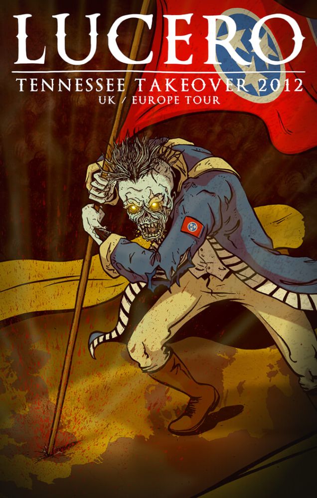 Lucero, Calexico, Blind Pilot, and others at Paradiso Grote Zaal in Amsterdam, Netherlands — November 21, 2012 concert flyer Lucero, Calexico, Blind Pilot, and others at Paradiso Grote Zaal in Amsterdam, Netherlands — November 21, 2012 concert flyer