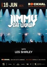 Jimmy Eat World, Les Shirley at Rockhal in Esch Sur Alzette, Luxembourg — June 16, 2025 concert flyer