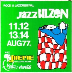 Thin Lizzy at Dell — August 14, 1977 concert flyer