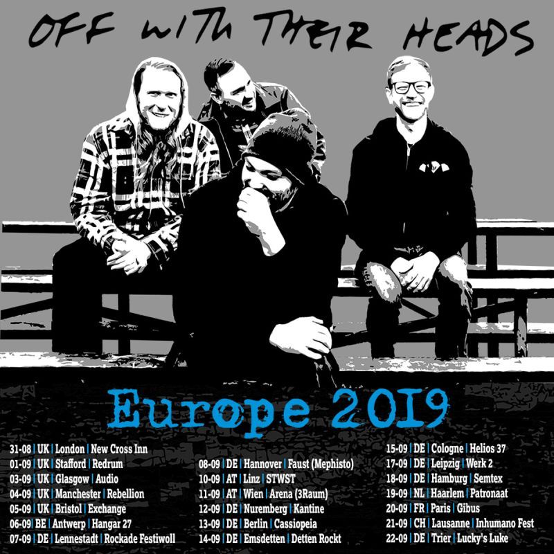 Off With Their Heads at Rebellion — September 4, 2019 concert flyer