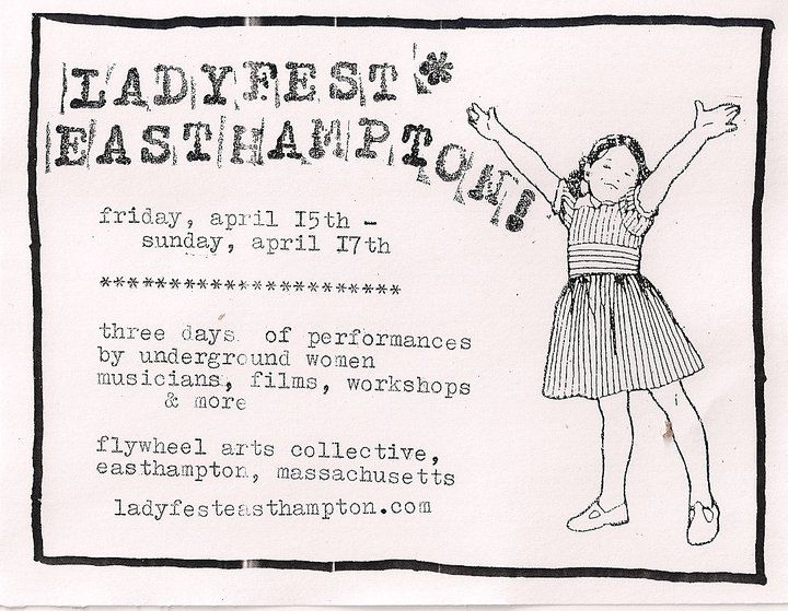 Waxahatchee, Big Nils, Aye Nako, and others at The Flywheel in Easthampton, MA — April 17, 2011 concert flyer