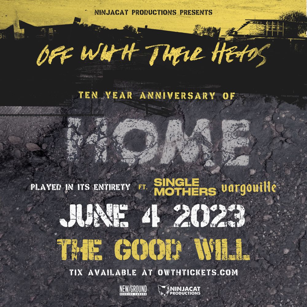 Off With Their Heads at Good Will Social Club in Winnipeg, Canada — June 4, 2023 concert flyer