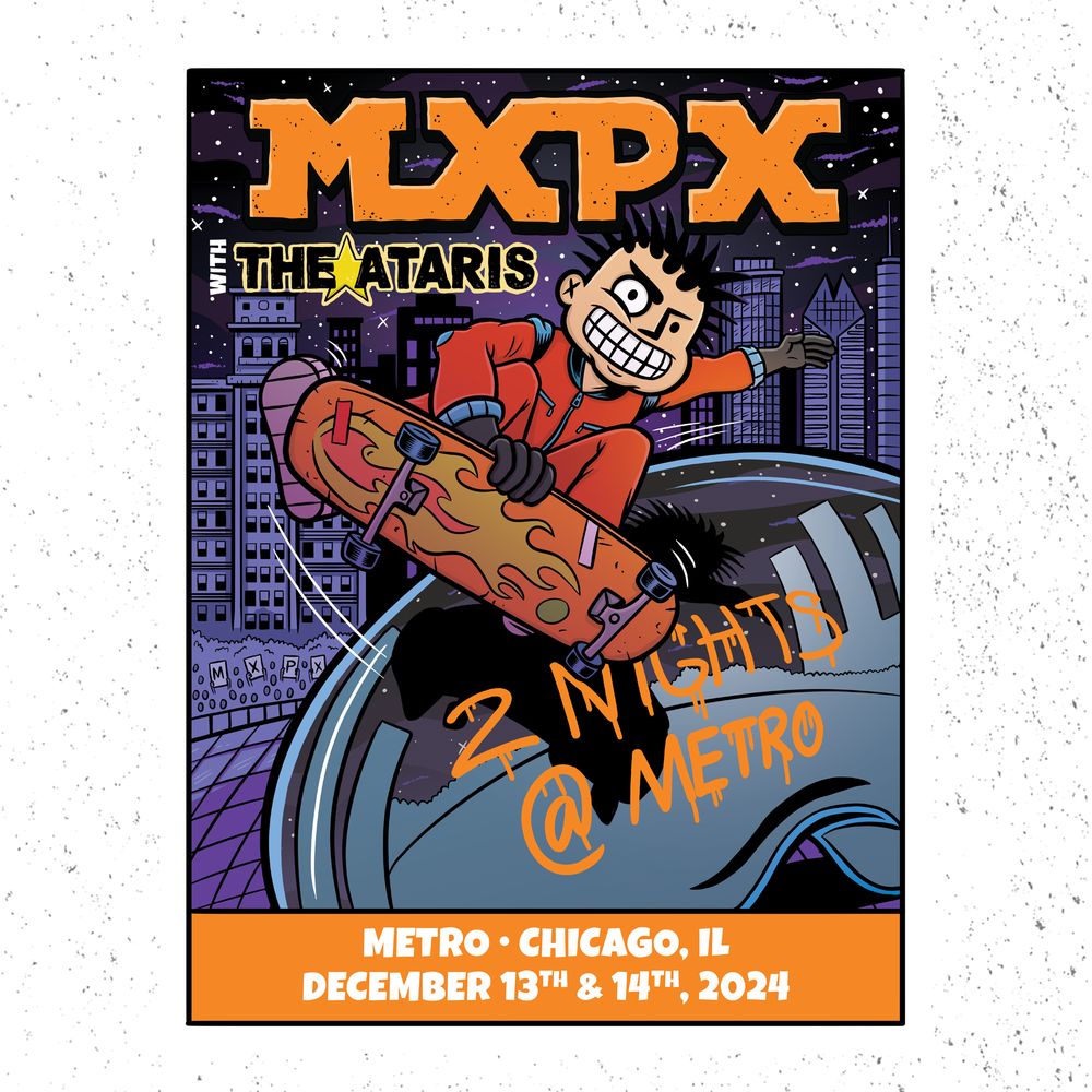 THE ATARIS, MXPX at Metro — December 14, 2024 concert flyer