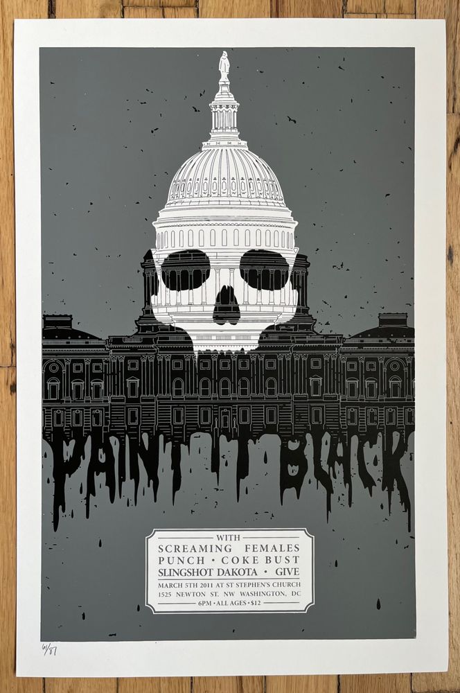 Screaming Females, Paint It Black, Punch, and others at St. Stephens Church in Washington, DC — March 5, 2011 concert flyer Screaming Females, Paint It Black, Punch, and others at St. Stephens Church in Washington, DC — March 5, 2011 concert flyer