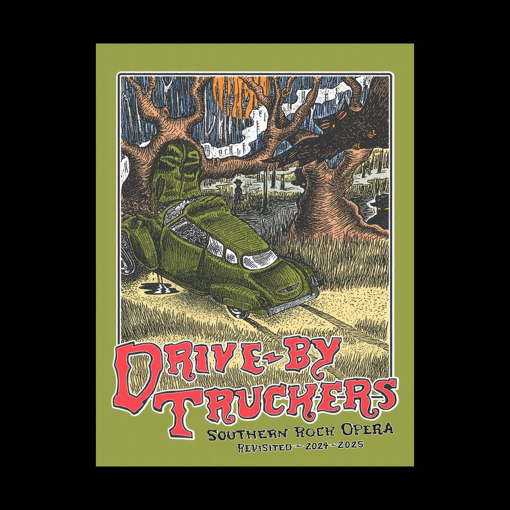 Drive By Truckers at Mr Small's in Millvale, PA — January 26, 2025 concert flyer