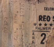 Thin Lizzy, REO Speedwagon at Palmer Auditorium in Davenport, IA — August 25, 1978 concert flyer